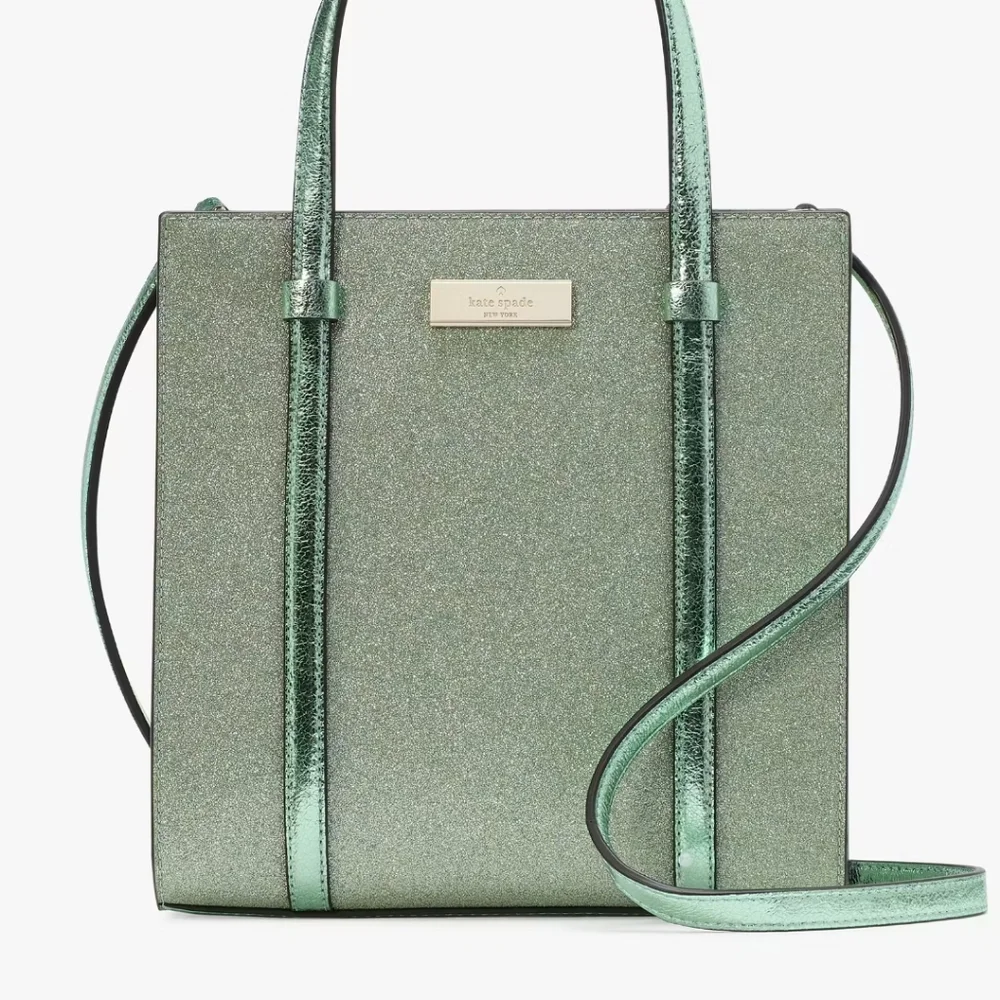 Kate Spade Kenzie Sparkle Small Tote NWOT - Picture 2 of 7